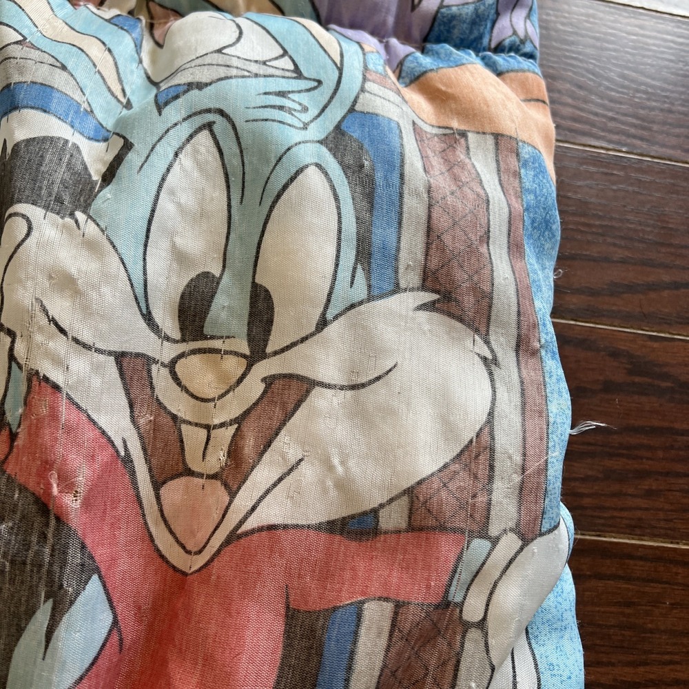 Tiny Toon Adventures Child Sleeping Bag 52" Vintage 90s Montana Max Elmyra Dizzy - Picture 7 of 16